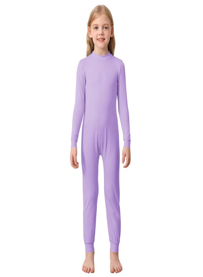 EEOST Adaptive Clothing for Special Needs Kids - Anti-Strip Zip Back Jumpsuit for Autism, Long Sleeve & Leg (Sensory Friendly)(Orchid,15-16) - Image 1