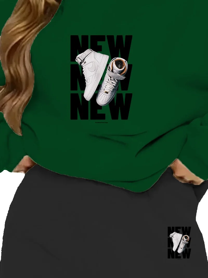 دوغ فش Tracksuit Oversize Newcultural Printed Tracksuit,lover,couple Combination Green