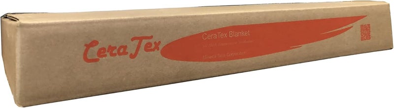 CeraTex Ceramic Fiber Blanket Insulation Enhanced 8# Density 1" x 24" x 60", 2300°F High Temperature Insulation for Kiln Stove Furnace Glass Fusing Pizza Oven - Image 3