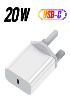 20W USB C Charger Plug, PD Fast Charge Type C Wall Adapter, Power Delivery Fast Charger Compatible with iPhone Apple 12 11 XS XR X 8 7 Plus SE, iPad Pro, Samsung Galaxy S20, Wireless Charger Original