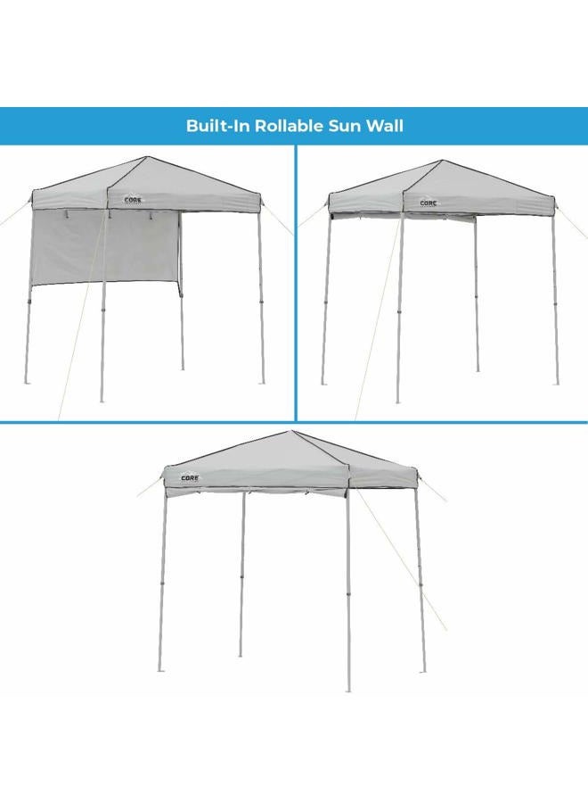 Core 6' x 4' INSTANT CANOPY WITH HALF SUN WALL - Image 3