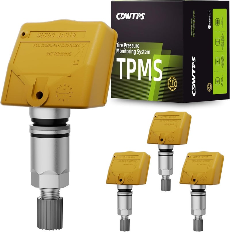 CDWTPS TPMS Sensor,315MHz Tire Pressure Monitor System 4-Pack for Nissan| Infiniti| Suzuki Replace# 407001AA0B 40700CD001 40700JK01A 0700JA01B - Image 1