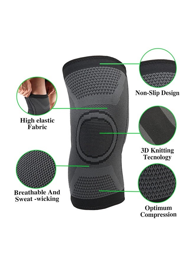 عربست مدرب كرة القدم مع حزام تدريب قابل للتعديل ودعامة للركبة وكم ضاغط للركبة للرجال والنساء. - Image 5