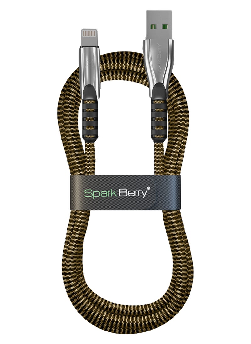 Spark Berry - Lightning To USB Cable 2m ( USB-MFI ) Gold - Image 1
