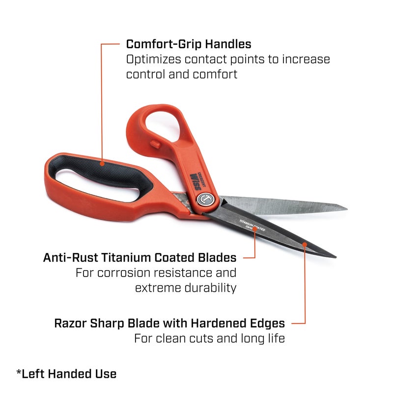 Wiss Tool Shears Pro Offset Left-Hand Titanium - Image 3