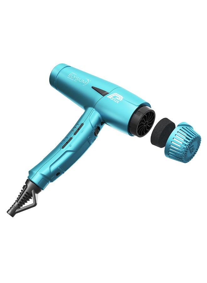 Parlux ELYSIUM Hair Dryer Air Ionizer Tech [European Plug 220V] Blue 1unit - Image 4