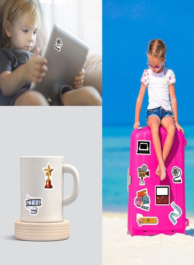 كوبا بلاي ملصقات حفلات ليلة الأفلام، هدايا حفلات، ديكورات، لوازم حفلات أعياد الميلاد بطابع سينمائي، هدايا، أكياس هدايا، ملصقات المحقق (24 ورقة) - Image 4