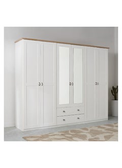 Lousiana 6-Door Wardrobe with 2 Drawers and Mirrors 59 x 214 x 266 cm - pzsku/Z7A8F646952F3737EE155Z/45/_/1725182562/f14fc97d-c4d8-48c9-9576-a661a37d5d4a