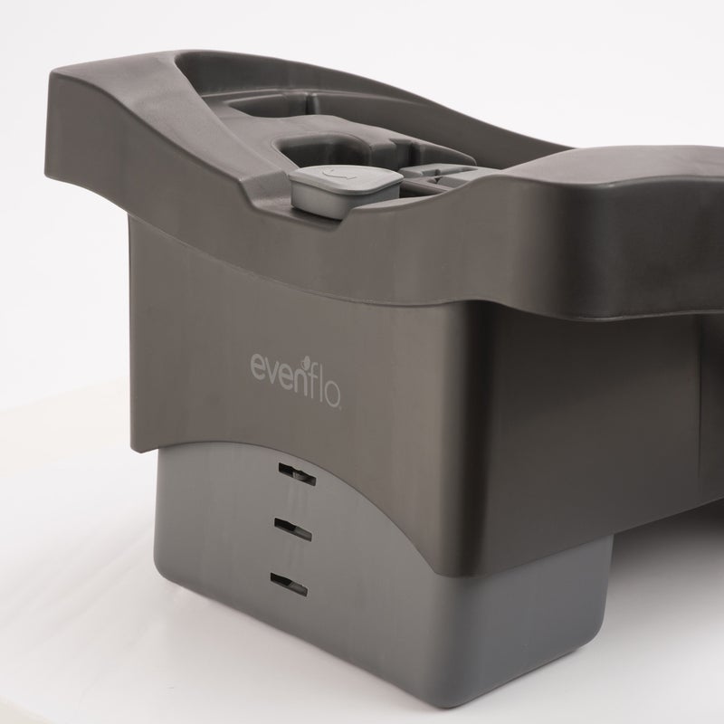 evenflo قاعدة مقعد السيارة للأطفال Evenflo LiteMax، سهلة التركيب، متعددة الاستخدامات ومريحة، تفي بجميع معايير السلامة الفيدرالية، بناء متين، متوافقة مع جميع مقاعد الأطفال LiteMax، سوداء - Image 2