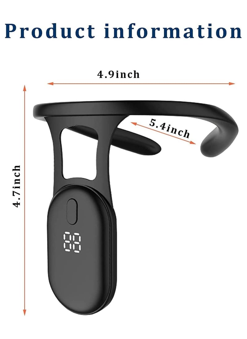 Excefore - Intelligent Posture Corrector Trainer Motion Sensing Upper Back Shoulder Brace Clavicle Chest Back Support Hanging Back Posture Correction Strapless Vibrate Reminder Universal for Men and Women - Image 1