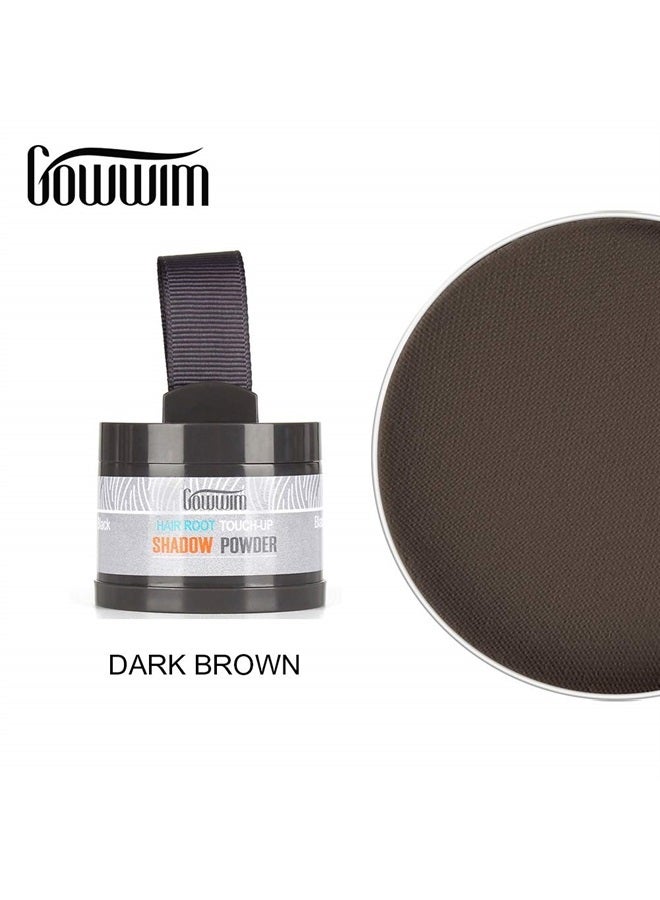 gowwim Root Touch Up,Hair Powder Instantly Fill in Hair Loss and Receding Hairline Shadow Powder Eyebrow Powder,Root Concealer for Hair & Beard,0.14oz,4g. - Image 1