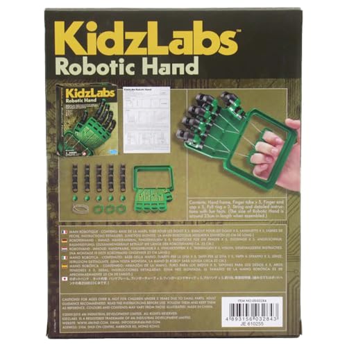 4M: KidzLabs: Robotic Hand - Build Your Own, Gripping Movements Toy Hand Kit, DIY Science Gadget Craft, Explore Animation Principles, STEM Set Kids 8+ - Image 3