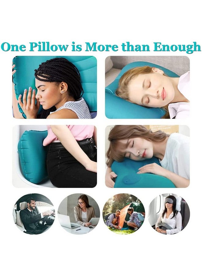 PALAY Nylon Ultralight Inflatable Camping Pillow, Compressible Comfortable Portable Travel Air Pillow For Neck&Lumbar Support While Camping, Backpacking, Hiking,Green - Image 4