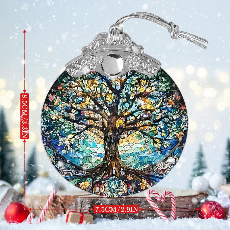 Jocidea Tree of Life Stained Glass Suncatcher  Jocidea Tree of Life Ornament  Tree of Life Christmas Ornament  Holidays Ornaments  Christmas Tree Ornament  Tree of Life Decor  Tree of Life Gifts - Image 4