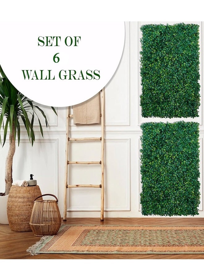 DRAMA HOME 6 Piece Artificial Wall Grass 40x60 cm  - Image 1