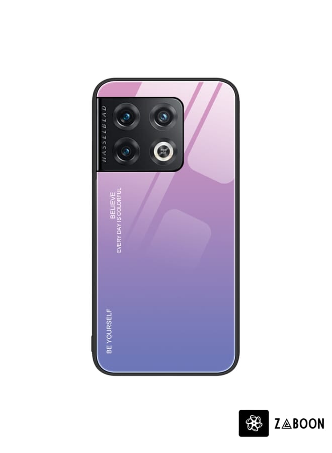 Zaboon Protective Case Cover For OnePlus 10 Pro Gradient Color Glass Case - Image 1