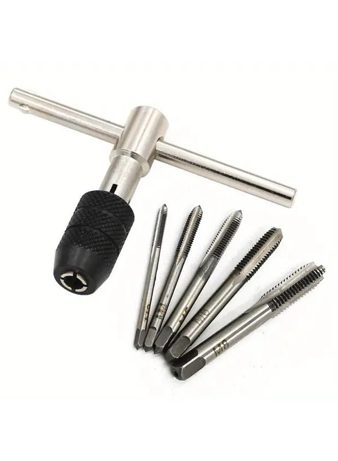 Tap Wrench Set T Type Hand Thread Tapping Tool M3 To M8 3mm To 6mm - Image 2