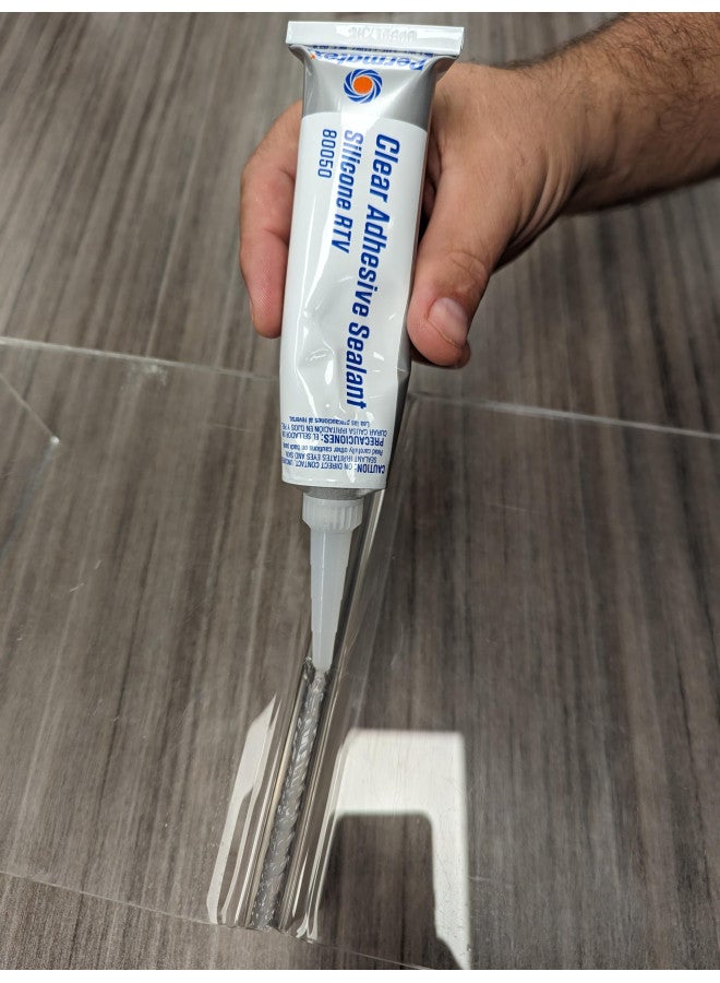 Permatex لاصق سيليكون شفاف من بيرماتكس 80050، 3 أونصة - Image 4