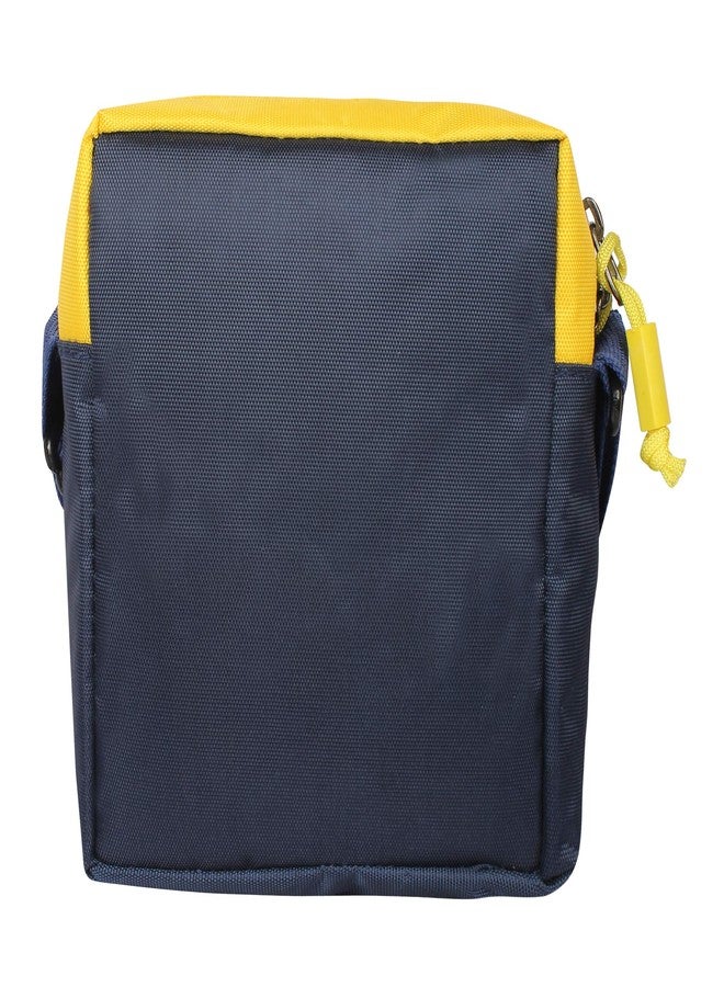 TnW Men's Casual Canvas Travel Sling Bag (Navy Blue) - Image 2