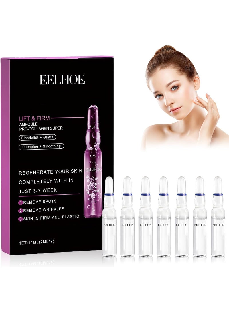 EELHOE Pro-Collagen Skin Regenerating Ampoule Set 
Advanced lifting and firming ampoules enriched with collagen to help restore skin elasticity, smooth fine lines, enhance hydration, and revitalize dull skin. - Image 1