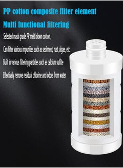 TAYRAN Faucet filter spray water filter front faucet extender ceramic/activated carbon core kitchen gadget grey large  - Image 2