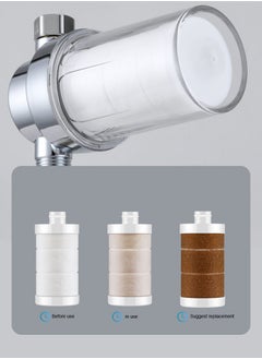 TAYRAN Faucet filter spray water filter front faucet extender ceramic/activated carbon core kitchen gadget grey large  - Image 3