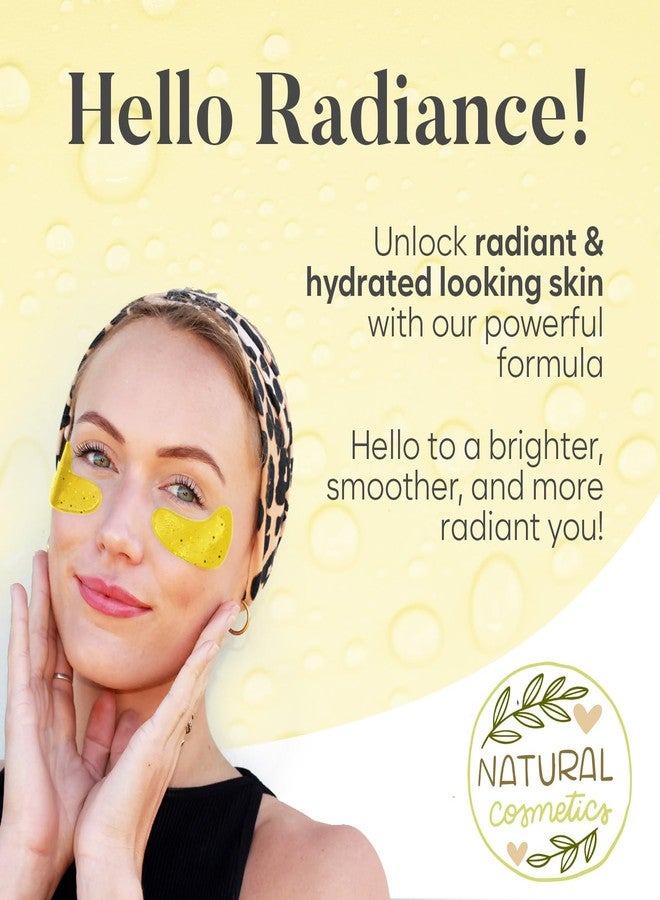 BLOOMORA Under Eye Patches for Puffy Eyes and Dark Circles, Gel Eye Masks with Caffeine, Collagen & Vitamin C, Deeply Moisturizing, Bachelorette Party Favors, Bridesmaid Gifts (30 Pairs, Day & Night) - Image 3