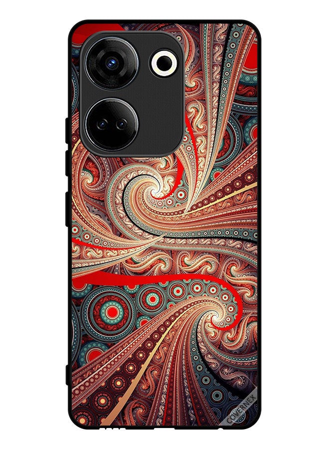 Covernex Protective Case Cover For Tecno Camon 20 Wavy Pattern - Image 1