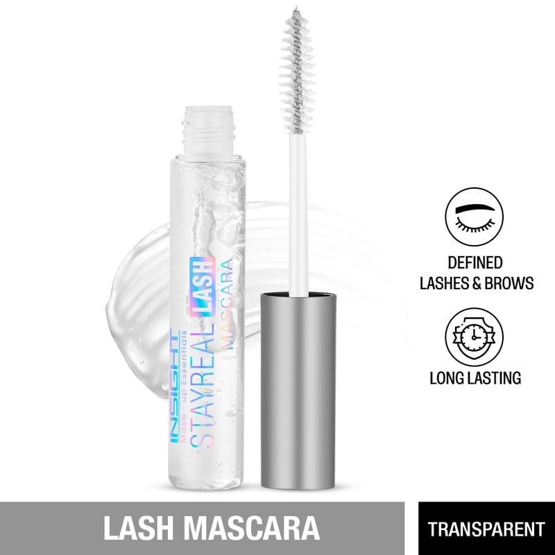 Insight Insight Cosmetics Stay Real Lash Mascara Transparent Mascara Natural Look Clear Gel Formula 10gm - Image 2