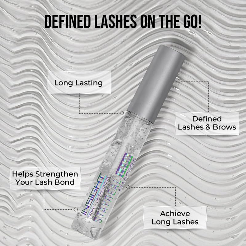 Insight Insight Cosmetics Stay Real Lash Mascara Transparent Mascara Natural Look Clear Gel Formula 10gm - Image 4