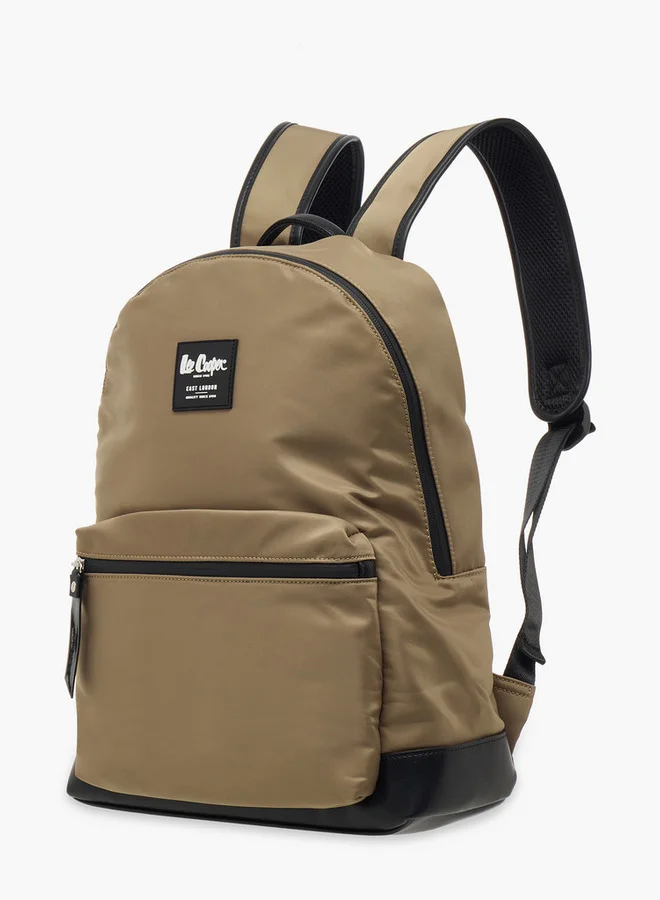 لي كوبر Solid School Backpack with Adjustable Straps and Zip Closure - 30x13x41 cm