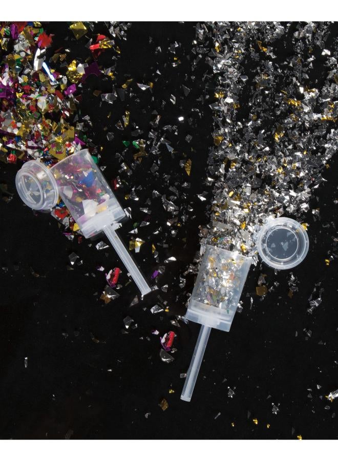Unique Multicolour Foil Confetti Popper - Image 2