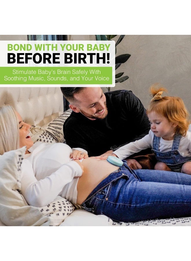 WUSIC Bluetooth Belly Headphones for Pregnant Women - Play Sounds & Voices to Baby with Womb Pregnancy Belly Speaker - Image 5