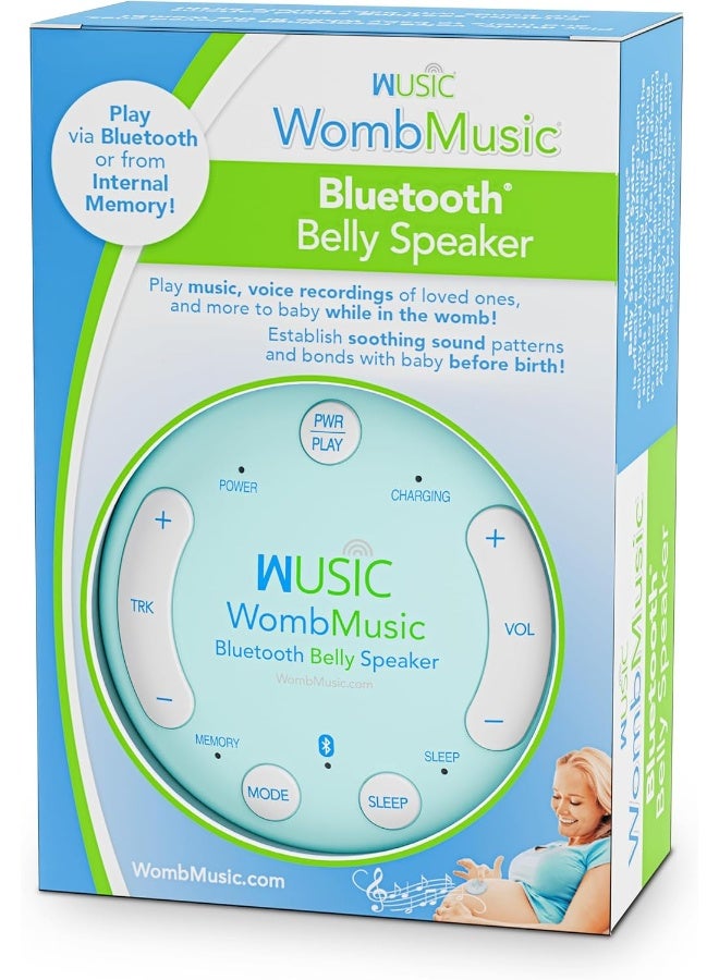 WUSIC Bluetooth Belly Headphones for Pregnant Women - Play Sounds & Voices to Baby with Womb Pregnancy Belly Speaker - Image 1