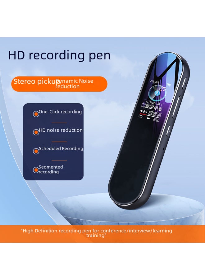 Q53 Digital Voice Recorder Long Standby Time High Definition Noise Reduction Recording Equipment Timed Recording Hot Sale-Color:Neutral English + Black-Capacity:No Memory - Image 2