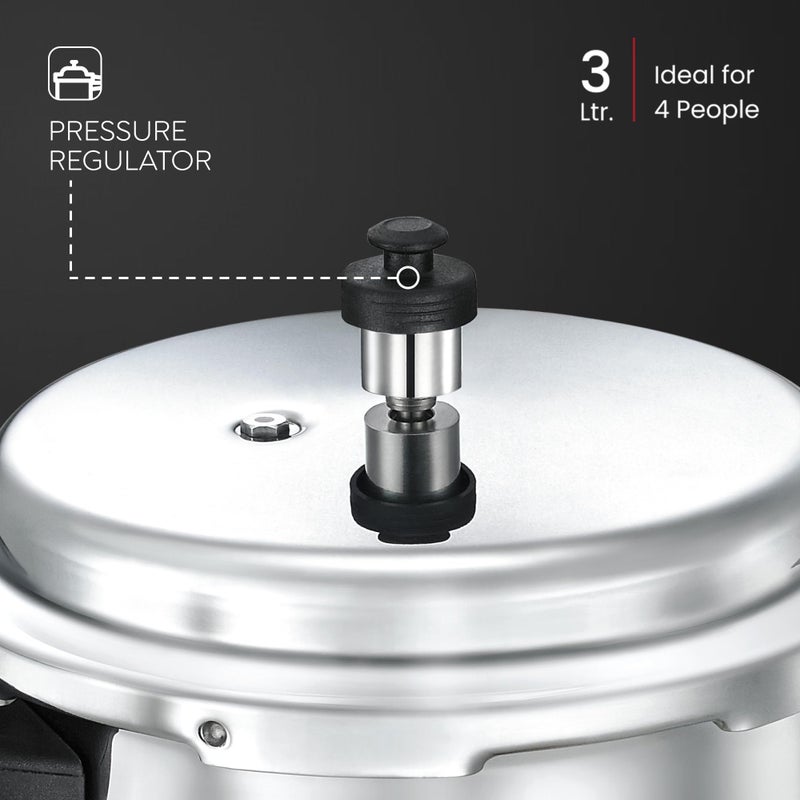 Judge By Prestige Ace Plus Outer Lid Aluminium Pressure Cooker 3 L - Image 4