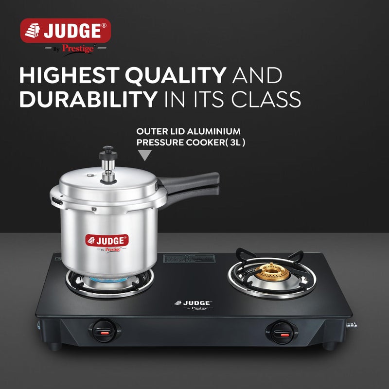 Judge By Prestige Ace Plus Outer Lid Aluminium Pressure Cooker 3 L - Image 2