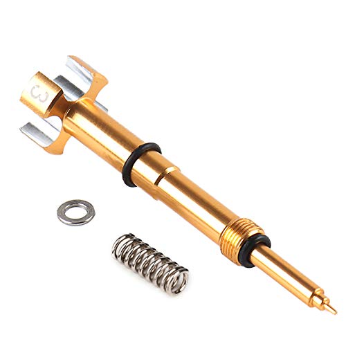 RSG Air Fuel Mixture Screw CNC Adjust Carb FCR Air Screw Compatible with KEIHIN Carburetor FourStrokes FCR Carbs Motorcross Motorcyclegold - Image 1
