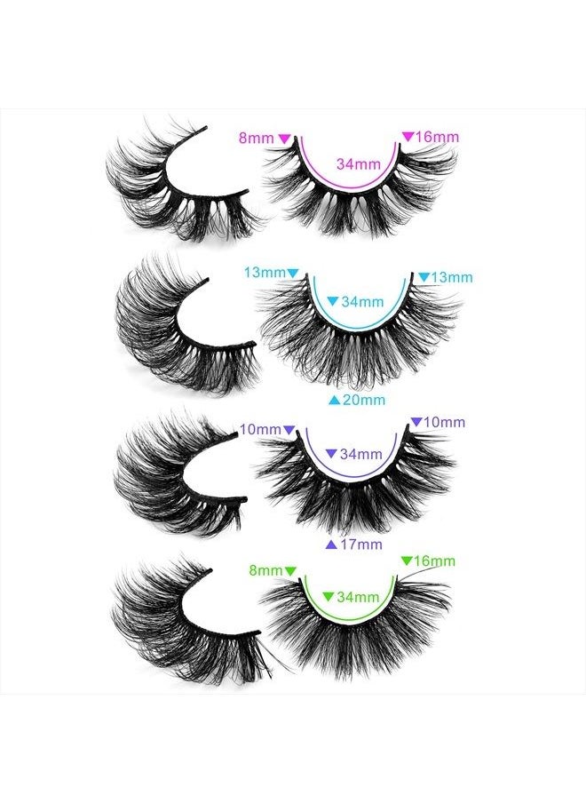 20 Pairs False Eyelashes Natural Fluffy Cat Eye Fake Eye Lashes 4 Styles Mixed Thick Wispy 5D Faux Mink Eyelashes Multipack - pzsku/Z7A90633A8E10DE61883CZ/45/_/1683649134/d67262db-ba84-4106-a1b8-cd1a4ab09cfd