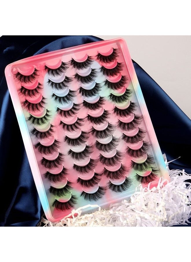 20 Pairs False Eyelashes Natural Fluffy Cat Eye Fake Eye Lashes 4 Styles Mixed Thick Wispy 5D Faux Mink Eyelashes Multipack - pzsku/Z7A90633A8E10DE61883CZ/45/_/1683649136/282e5868-f59b-481b-8197-e6e6b8c30261