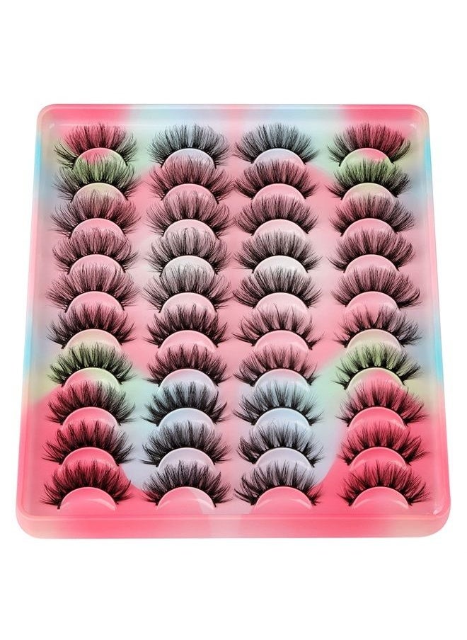 20 Pairs False Eyelashes Natural Fluffy Cat Eye Fake Eye Lashes 4 Styles Mixed Thick Wispy 5D Faux Mink Eyelashes Multipack - pzsku/Z7A90633A8E10DE61883CZ/45/_/1687676739/66098ef1-5049-429d-9510-dd6908a40e4e