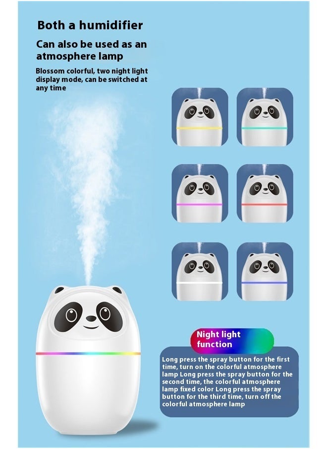 yongsheng Oil Air Humidifier 2W White，Cute Portable Cool Mist Humidifier Night Light Sticks for Bedroom, Office, Desk, Car or Travel  - Image 5