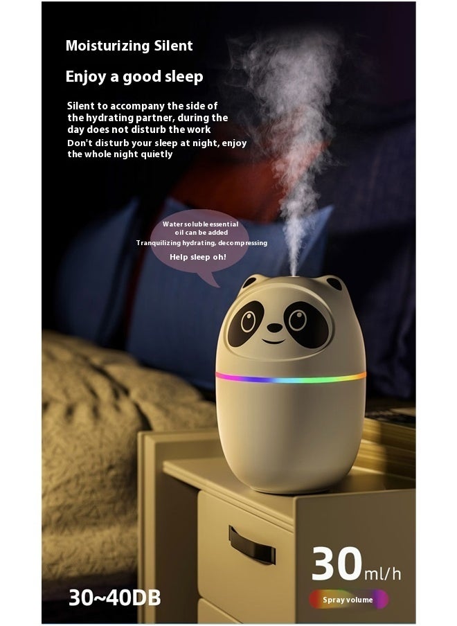 yongsheng Oil Air Humidifier 2W White，Cute Portable Cool Mist Humidifier Night Light Sticks for Bedroom, Office, Desk, Car or Travel  - Image 4