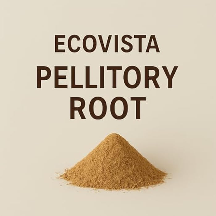 ECOVISTA Pellitory Root Powder (Akarkara) 4oz | Anacyclus Pyrethrum | Ayurvedic Herbal Supplement | 100% Pure, Non-GMO, Gluten-Free, Vegan | Finely Sifted & Steam Treated - Image 2