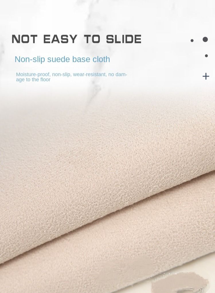 Bluejw 1-Piece Decorative Plush Carpet White 40x60cm - Image 3