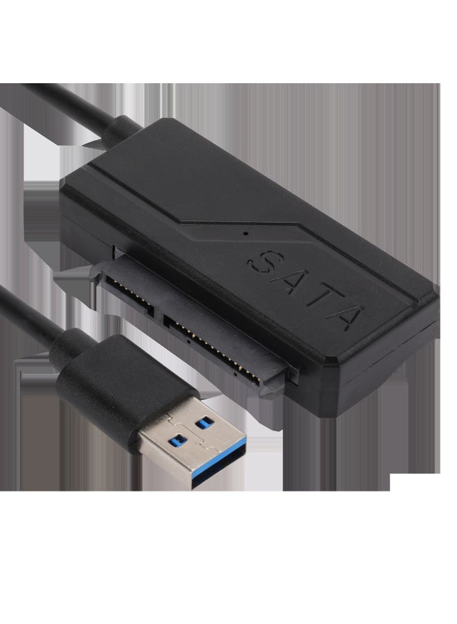 Manufacturer Usb3.0 Easy Drive Cable 7+15 Pin SATA2.5/3.5 Inch Hard Solid State Reader-Color:Black - Image 4