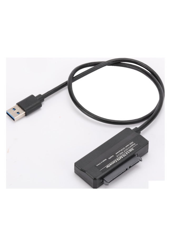 Manufacturer Usb3.0 Easy Drive Cable 7+15 Pin SATA2.5/3.5 Inch Hard Solid State Reader-Color:Black - Image 3