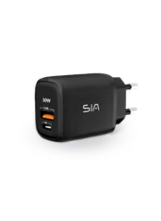 SIA (SI-CH002B) PD QC CHARGER 30W 1PD TYPE-C PORT + USB-A QC - pzsku/Z7A90CA5BDDDD20DBA216Z/45/1748946661/b4316fed-0126-4e5b-a6d7-db2f127a6a95