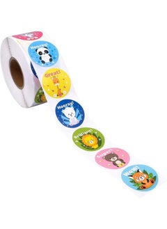 SHOWAY SHOWAY 500pcs Teacher Motivational Stickers for Kids, Behavior incentives, Cute Animal Stickers, 8 Designs  - Image 3