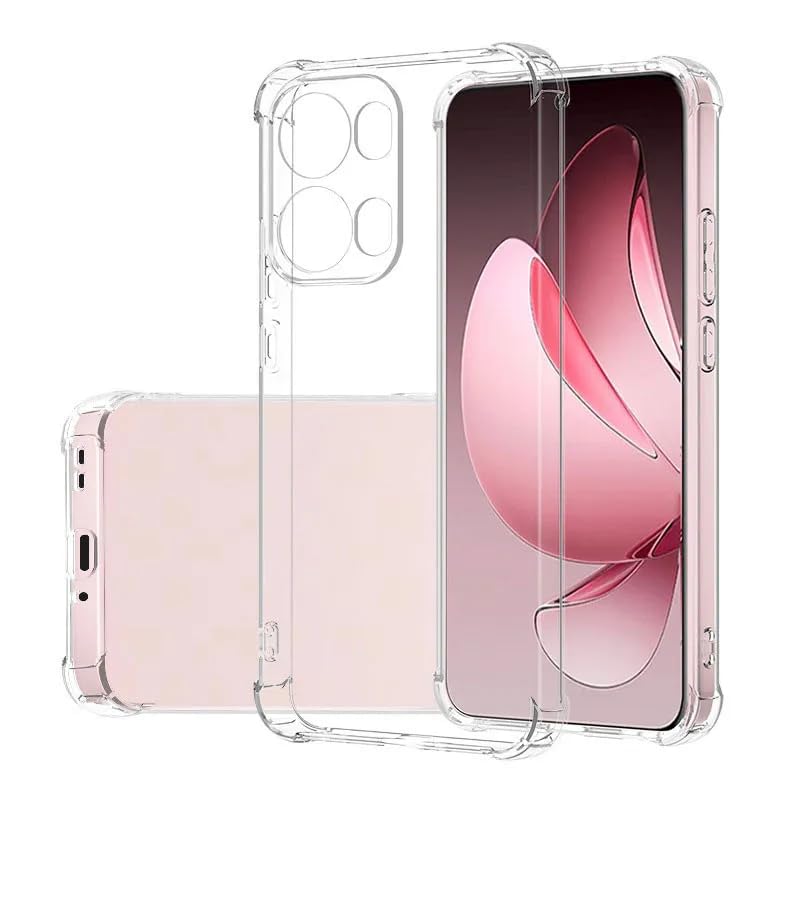 Realcase غطاء خلفي سيليكون لأوبو رينو 13 5G، مقاوم للخدوش، واقي شفاف كريستالي، غطاء خلفي مضاد للصدمات لأوبو رينو 13 5G - Image 3